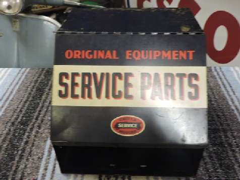 1940s United Motors Service Parts Display metal counter box